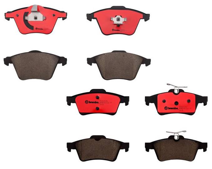 SAAB Volvo Brake Pads Kit -  Front and Rear (Ceramic) 31341331 - Brembo 2874083KIT